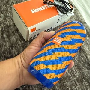 T&G Portable wireless Bluetooth Speaker - Blue and Orange